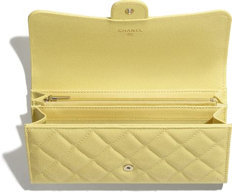 chanel grained calfskin wallet